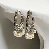 Brinco Argola de Pérolas